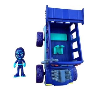 PJ Masks Night Ninja Bus Vehicle & Night Ninja Action Figure Set Blue Just Play